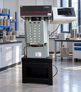 Digital Mortar Compression Machine in Lab